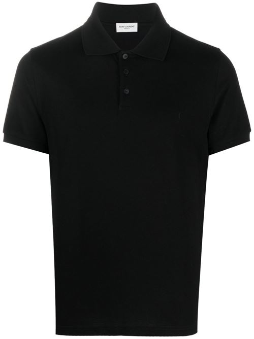 Polo con logo SAINT LAURENT | 712300YB2OC1000